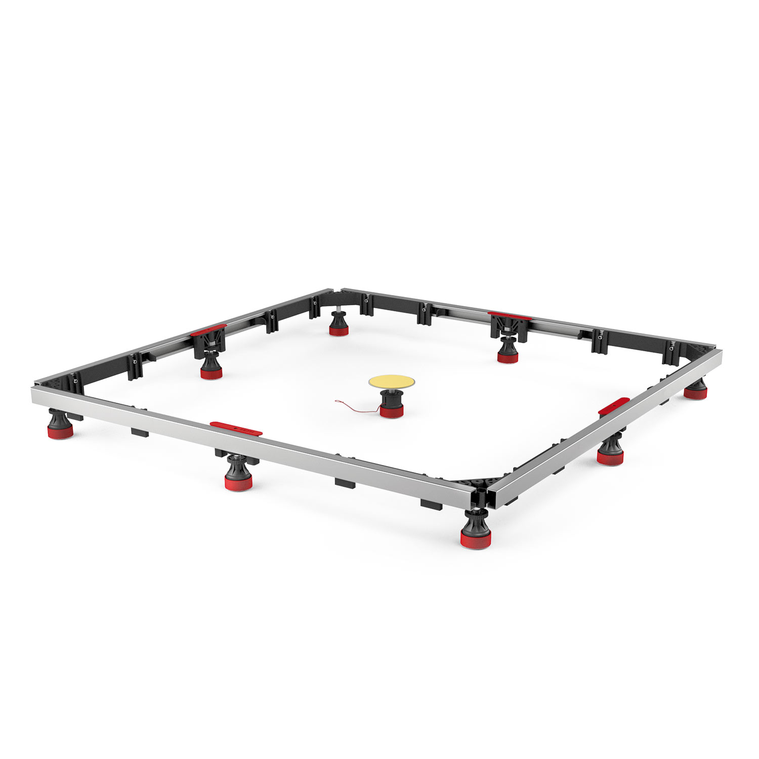 Mounting frame for acrylic shower trays